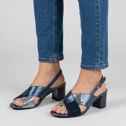 Laia - Sandalo comoda Donna con tacco