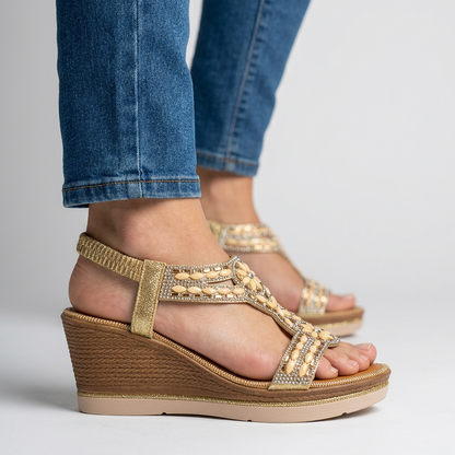 Eden  - Sandalo  comodo donna con zeppa
