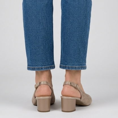 Emi - Sandalo comoda Donna con tacco