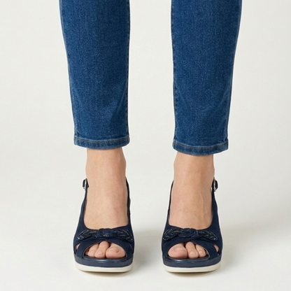 Gelsomina - sandalo comfort donna con zeppa