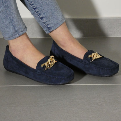 Maria - Mocassino Donna Scamosciato e MEMORY