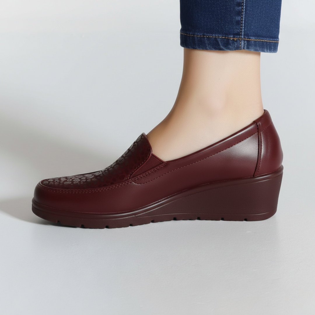 Gemma - Mocassino Fashion con zeppa