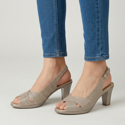 Zora - Sandalo comoda Donna con tacco
