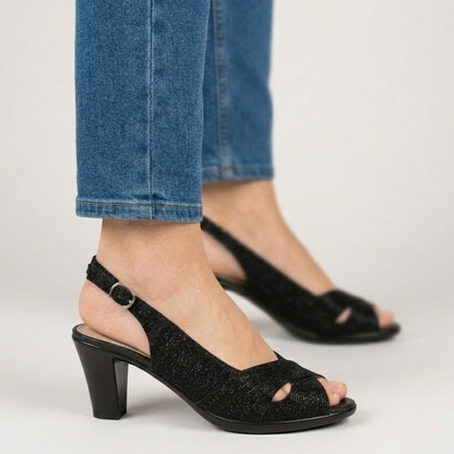 Zora - Sandalo comoda Donna con tacco