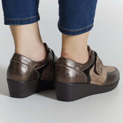 Katia - Sneaker Comfort con zeppa